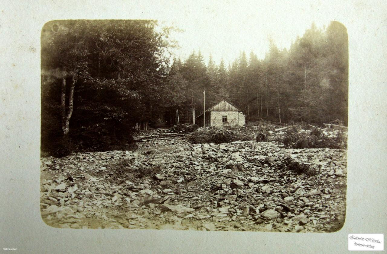 Katastrofální povodeň Karlova Studánka 1880-3