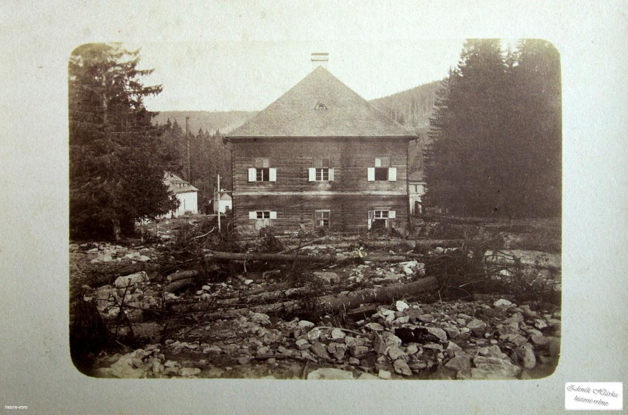 Katastrofální povodeň Karlova Studánka 1880-5