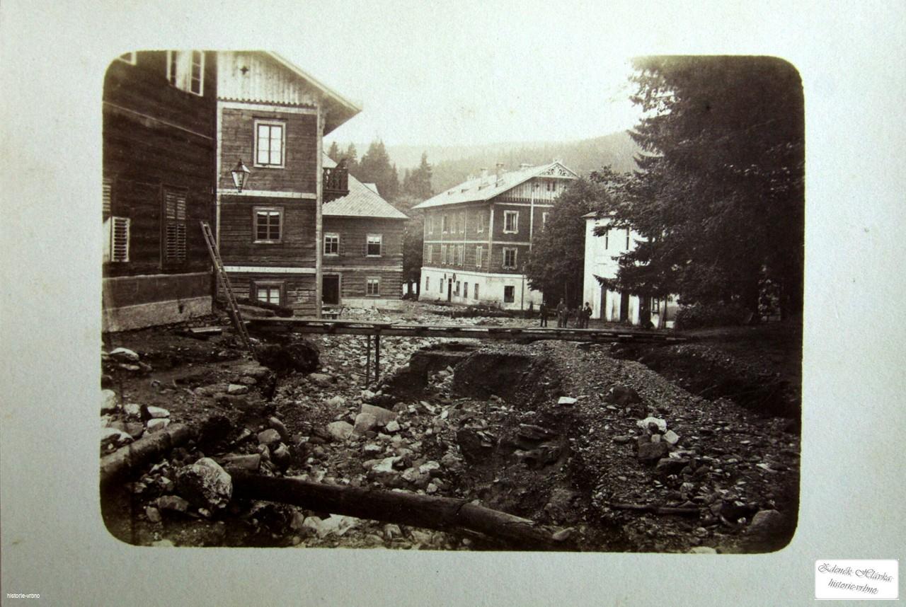 Katastrofální povodeň Karlova Studánka 1880-8